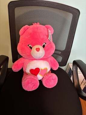 Care Bears 2015 Jumbo 20 inch Love-a-Lot Pink Bear Plush Stuffed Animal